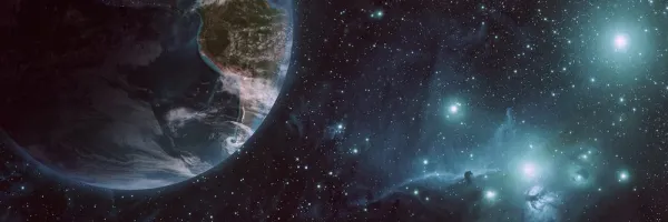 Obraz vesmír a zemeguľa