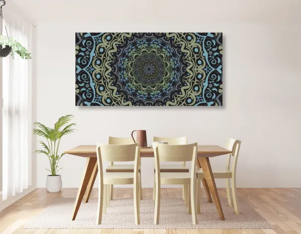 Obraz abstraktná Mandala vo vintage štýle