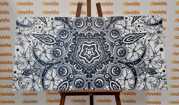 Obraz ornament divokej ľalie
