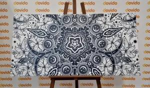 Obraz ornament divokej ľalie