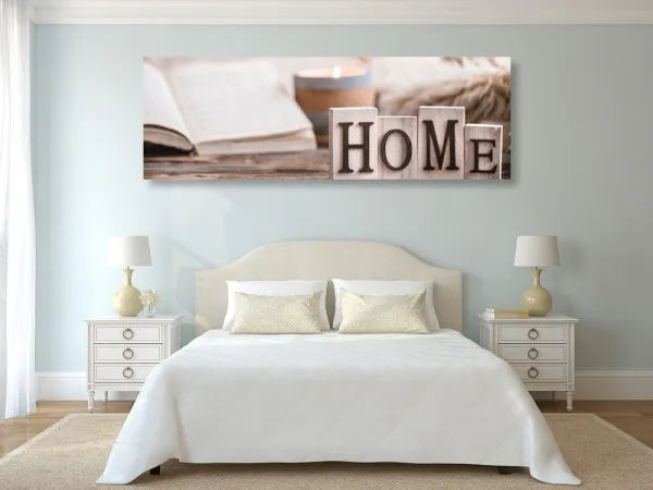 Obraz drevené písmenká s nápisom Home
