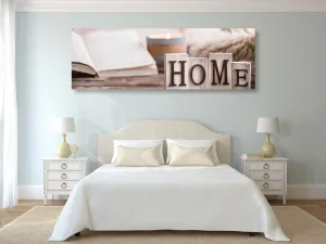 Obraz drevené písmenká s nápisom Home