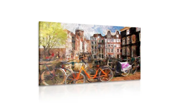 Obraz kreslený Amsterdam