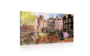 Obraz kreslený Amsterdam