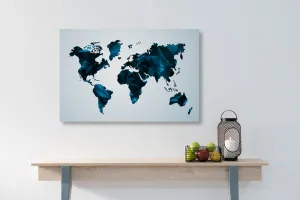 Obraz mapa sveta v dizajne vektorovej grafiky