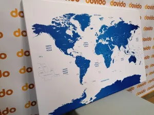 Obraz mapa sveta s jednotlivými štátmi