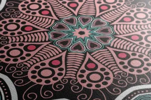Obraz indická Mandala s kvetinovým vzorom