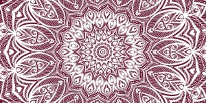 Obraz Mandala harmónie na ružovom pozadí