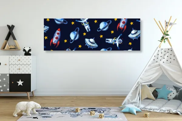 Obraz odvážny astronaut