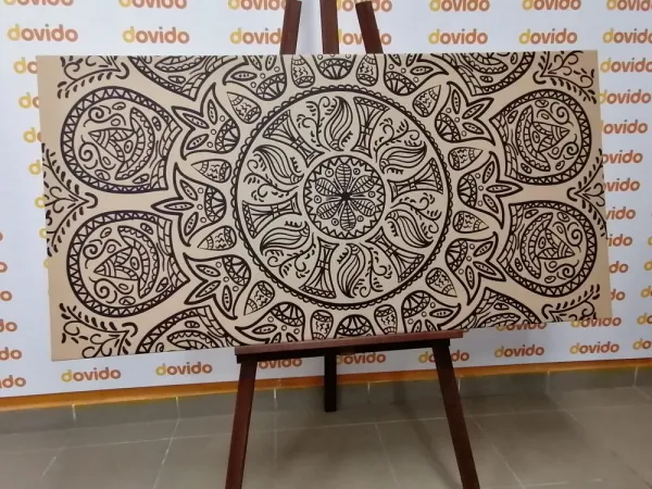Obraz Mandala s abstraktným prírodným vzorom