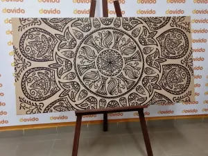 Obraz Mandala s abstraktným prírodným vzorom