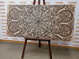 Obraz Mandala s abstraktným prírodným vzorom