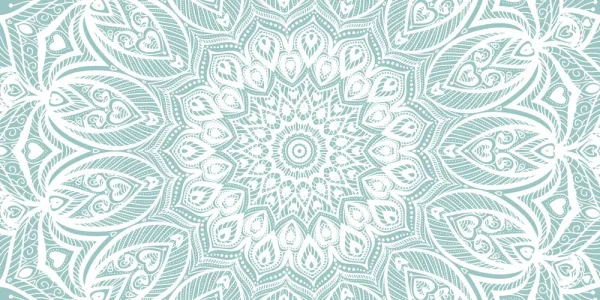 Obraz Mandala harmónie na modrom pozadí