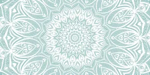 Obraz Mandala harmónie na modrom pozadí