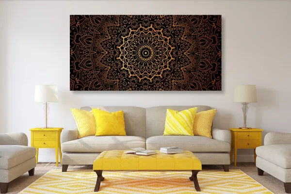 Obraz vintage Mandala v indickom štýle