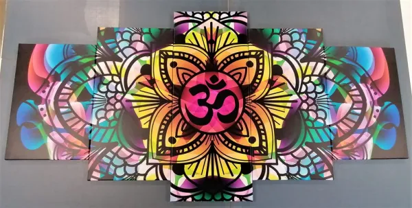 5-dielny obraz Mandala zdravia