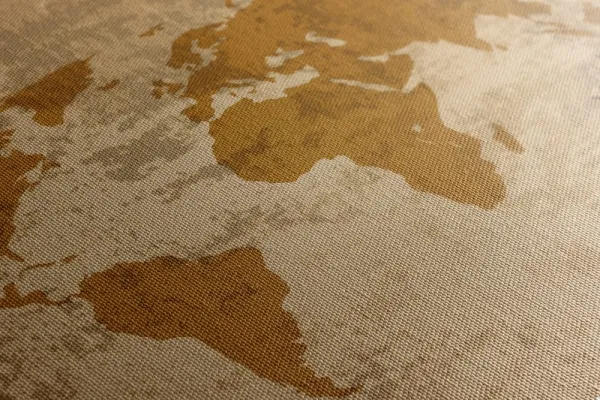 Obraz stará mapa sveta s kompasom