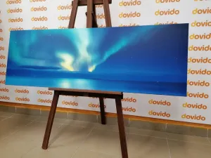 Obraz polárna žiara nad oceánom