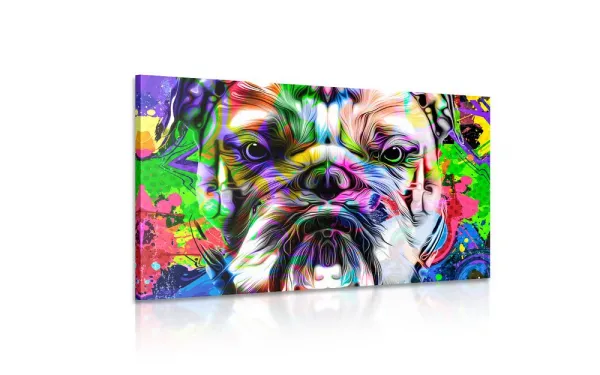 Obraz pop-art buldoček