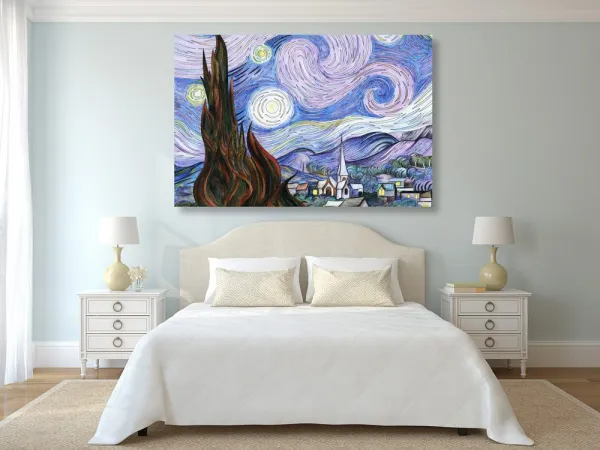 Obraz reprodukcia Hviezdna noc - Vincent van Gogh