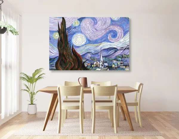Obraz reprodukcia Hviezdna noc - Vincent van Gogh