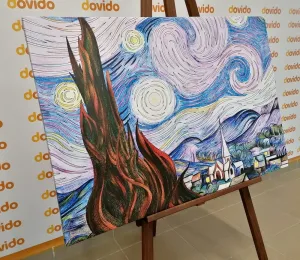 Obraz reprodukcia Hviezdna noc - Vincent van Gogh