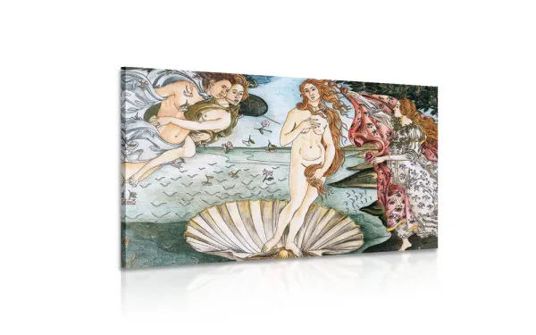 Obraz reprodukcia Zrodenie Venuše - Sandro Botticelli