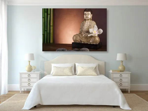 Obraz meditujúci Budha
