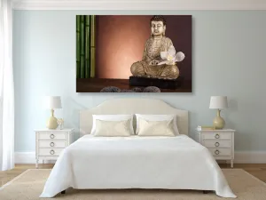 Obraz meditujúci Budha