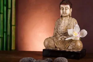 Obraz meditujúci Budha