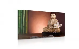 Obraz meditujúci Budha