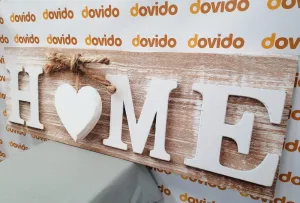 Obraz s nápisom Home vo vintage prevedení