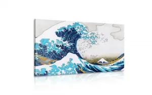 Obraz reprodukcia Veľká vlna z Kanagawa - Kacušika Hokusai