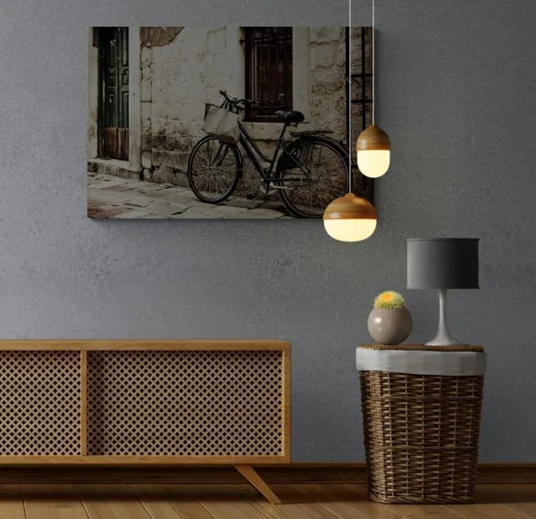 Obraz retro bicykel