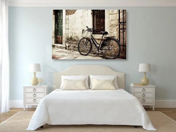 Obraz retro bicykel