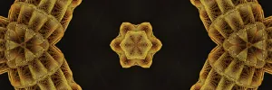 Obraz zaujímavá zlatá Mandala