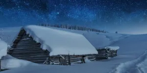 Obraz rozprávková karpatská krajina