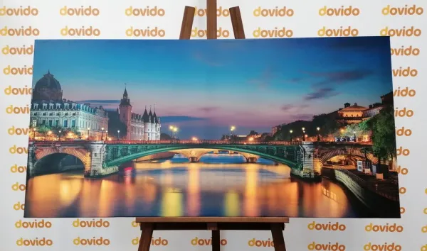 Obraz oslňujúca panoráma Paríža