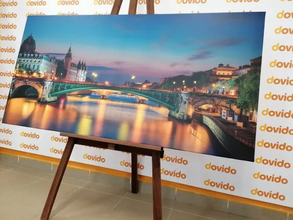 Obraz oslňujúca panoráma Paríža