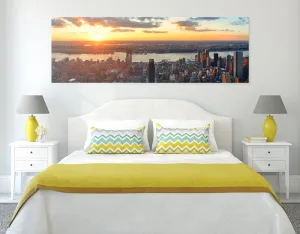 Obraz nádherná panoráma mesta New York