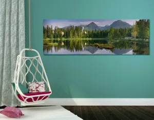 Obraz nádherná panoráma hôr pri jazere