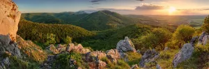 Obraz príroda zaliata slnkom