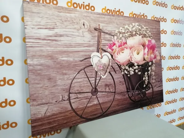 Obraz nádherné kvety vo vintage váze