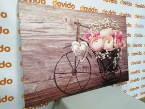 Obraz nádherné kvety vo vintage váze