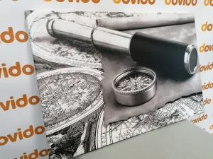 Obraz pre dobrodruha v čiernobielom prevedení