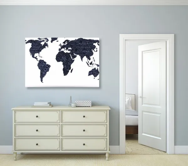 Obraz mapa sveta