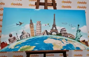 Obraz cesta okolo sveta