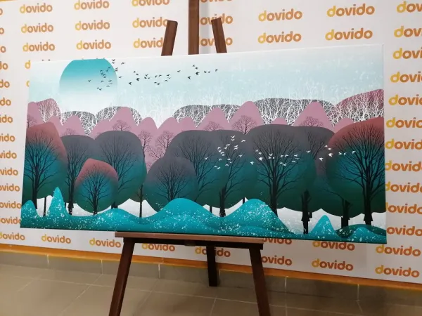 Obraz moderné prevedenie džungle