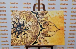 Obraz Mandala s vintage nádychom
