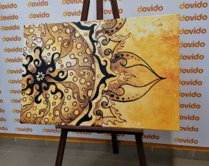 Obraz Mandala s vintage nádychom